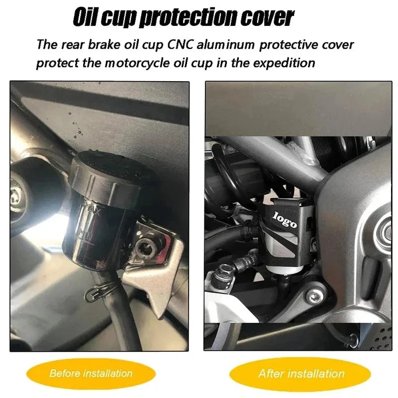Für Yamaha MT07 MT09 MT03 MT10 MT25 MT125 MT 07 09 10 25 FZ07 FZ09 Motorrad Hinten Brems Flüssigkeit Reservoir Abdeckung Schutz schutz
