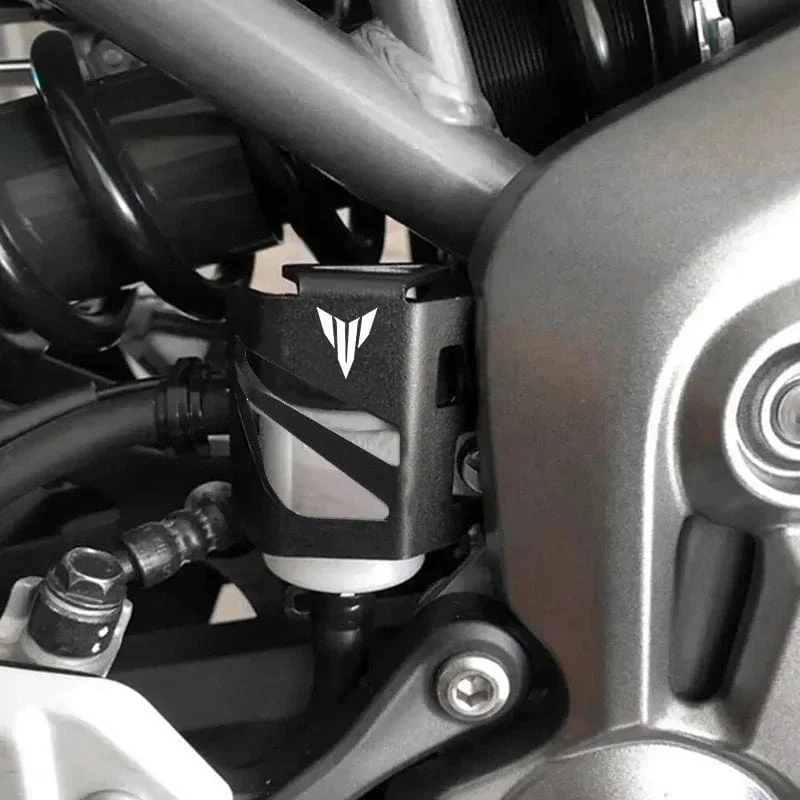 Für Yamaha MT07 MT09 MT03 MT10 MT25 MT125 MT 07 09 10 25 FZ07 FZ09 Motorrad Hinten Brems Flüssigkeit Reservoir Abdeckung Schutz schutz