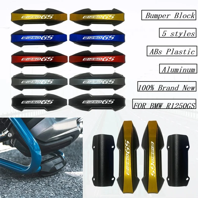 FÜR BMW R1250GS ADV/LC R1250 GS ABENTEUER 25MM Motorrad Motor Schutz Crash Bar Stoßstange Protector Dekorative Block