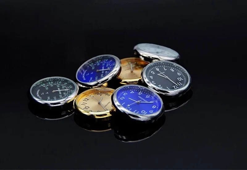 Mini Uhr Mini Quarz Uhr Licht Emittierende Elektronische Uhr Wasserdicht Fahrrad Motorrad Uhr Dashboard Auto Uhr
