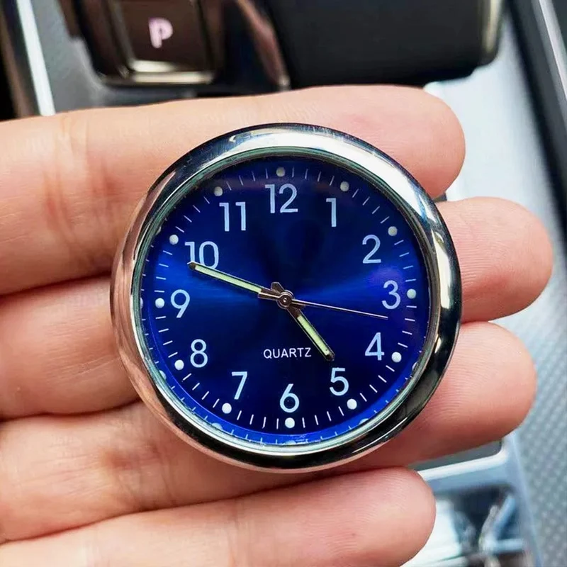 Mini Uhr Mini Quarz Uhr Licht Emittierende Elektronische Uhr Wasserdicht Fahrrad Motorrad Uhr Dashboard Auto Uhr