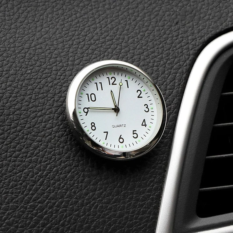 Mini Uhr Mini Quarz Uhr Licht Emittierende Elektronische Uhr Wasserdicht Fahrrad Motorrad Uhr Dashboard Auto Uhr