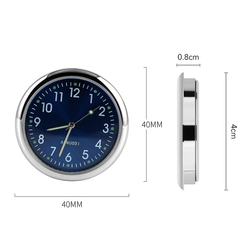 Mini Uhr Mini Quarz Uhr Licht Emittierende Elektronische Uhr Wasserdicht Fahrrad Motorrad Uhr Dashboard Auto Uhr