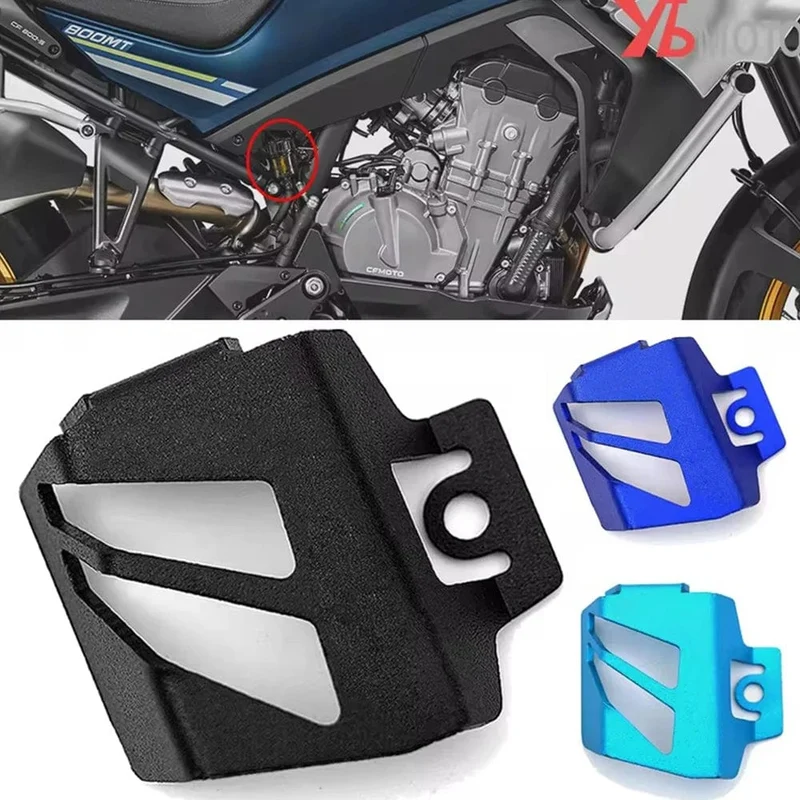 Für CFMOTO 800MT 800 MT 2021-2023 MT800 CF MOTO 800 Motorradzubehör CNC-Hinterradbremsflüssigkeitsbehälterabdeckung Schutzschutz