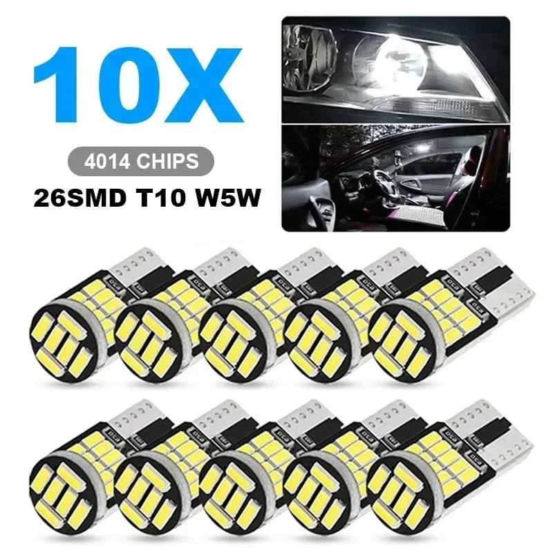 Canbus W5W T10 194 LED Auto Glühbirne 26SMD 4014 Auto Fahrzeug Hohe Helle Keil Nummernschild Freiheit Dome Tür Lampe DC12V