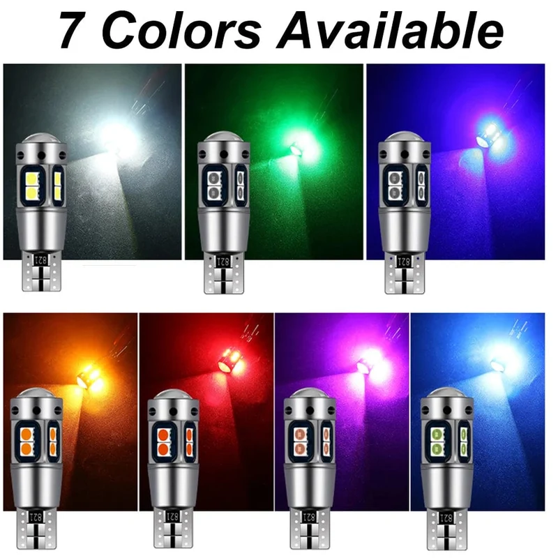 2/4 STÜCKE Hohe Qualität T10 W5W 168 192 Led Rücklicht 3030 10smd 12 V Auto Lampe CANBUS KEIN Fehler Auto Marker Parkplatz Birne 6000 K ASLENT