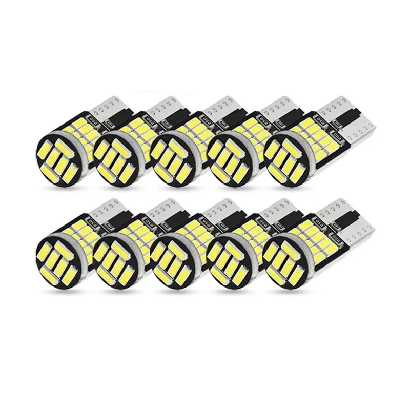 10 stück Canbus W5W T10 194 LED Auto Glühbirne 26SMD 4014 Auto Hohe Helle Keil Lizenz Platte Freiheit Dome tür Lampe 12V