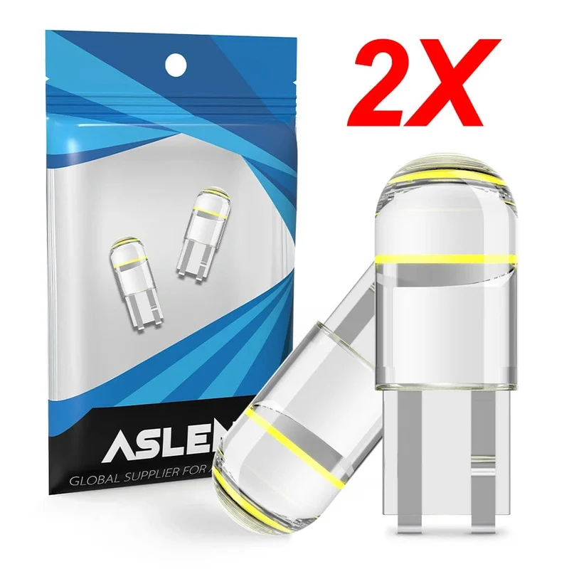 2/6/10/20/30/40/50/100 stücke T10 LED W5W Canbus Glas COB 6000k Lesen Dome Lampe Marker Keil Kennzeichen Glühbirne 168 194 192