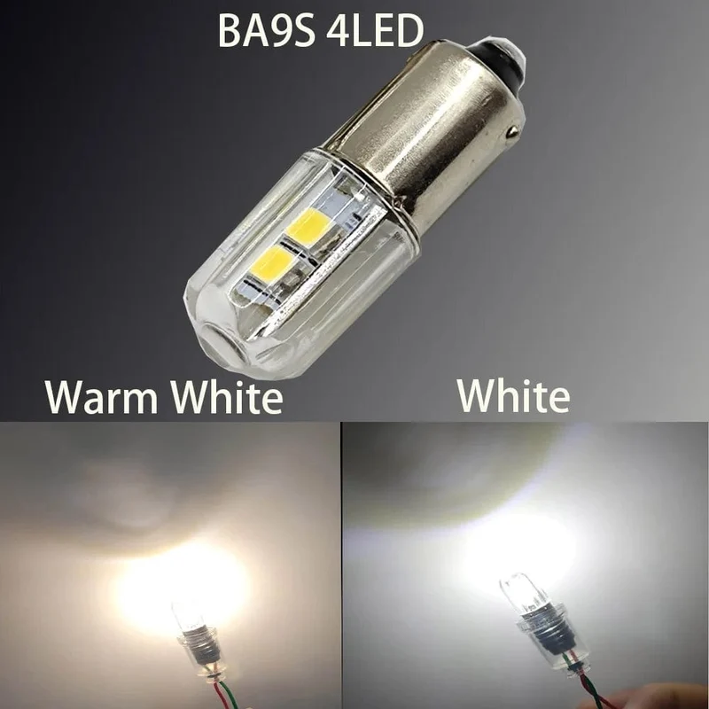 2 STÜCKE BA9S T4W LED Auto glühbirne T2W T3W H5W innen Auto LED Kennzeichen licht DC12V 12913 12910 12929 BA9 57 756 1816 1891