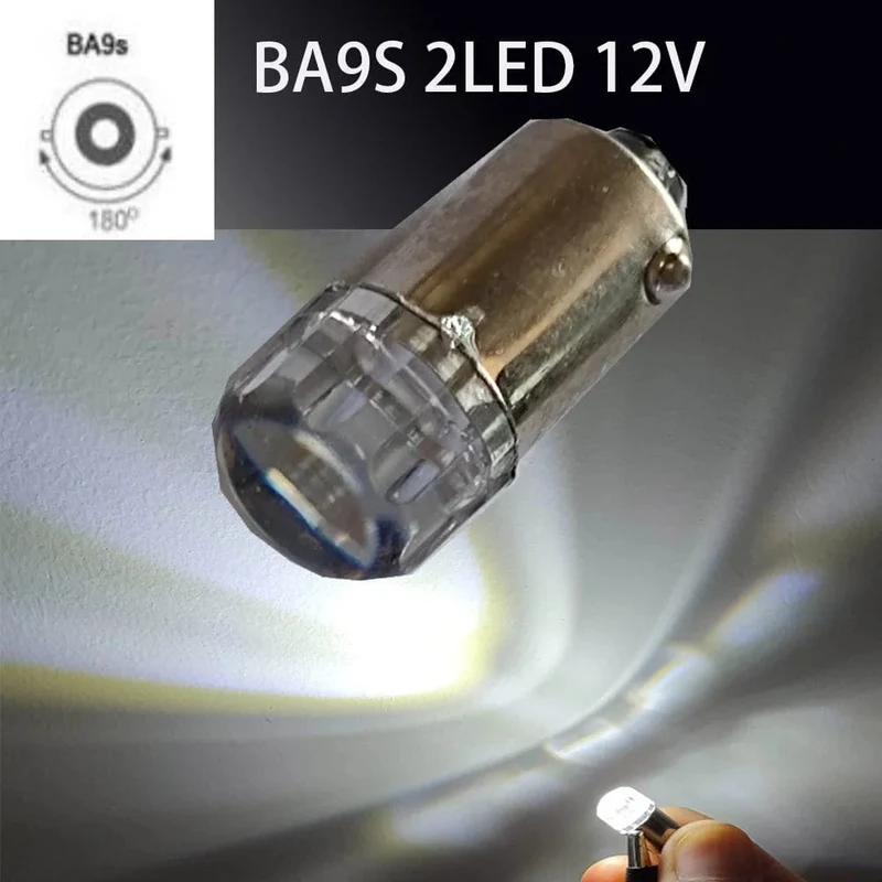 2 STÜCKE BA9S T4W LED Auto glühbirne T2W T3W H5W innen Auto LED Kennzeichen licht DC12V 12913 12910 12929 BA9 57 756 1816 1891