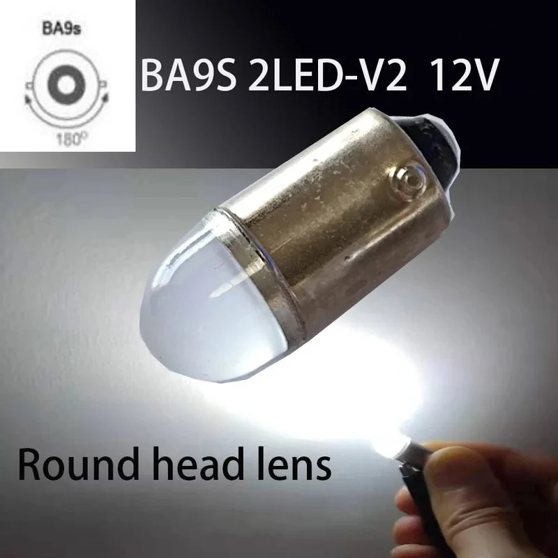 2 STÜCKE BA9S T4W LED Auto glühbirne T2W T3W H5W innen Auto LED Kennzeichen licht DC12V 12913 12910 12929 BA9 57 756 1816 1891
