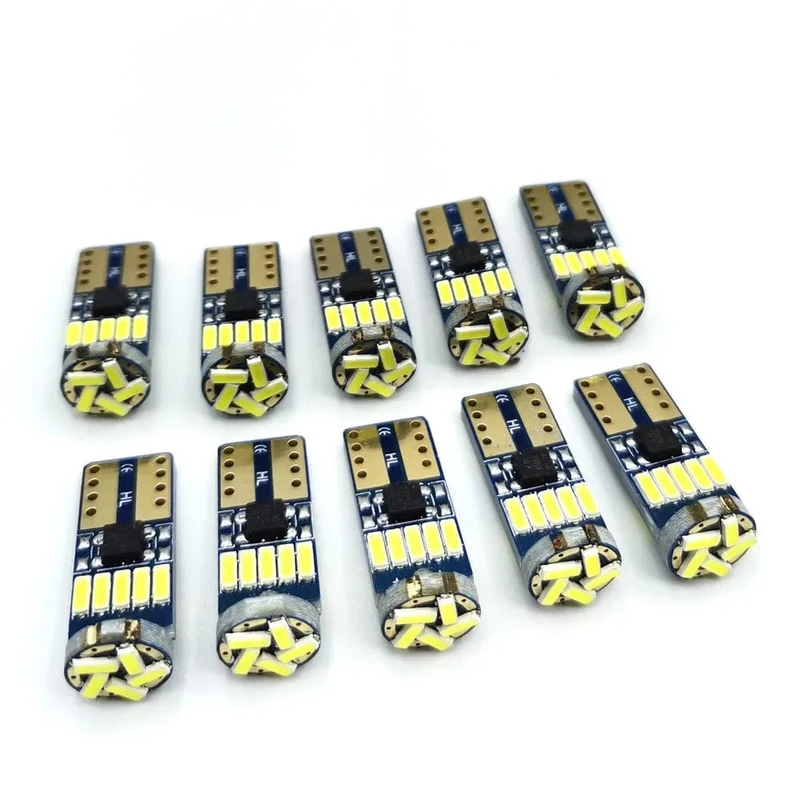 2/10PCS Led W5W T10 Auto Led Signal Lampe 501 194 Lampen 4014SMD Umrissleuchten Leseleuchten Innen lichter 6000K 12V