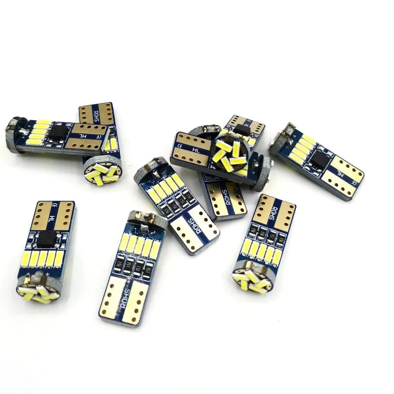 2/10PCS Led W5W T10 Auto Led Signal Lampe 501 194 Lampen 4014SMD Umrissleuchten Leseleuchten Innen lichter 6000K 12V