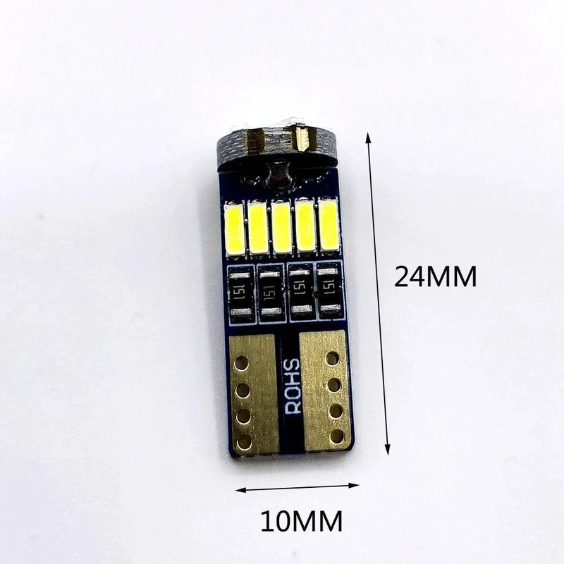 2/10PCS Led W5W T10 Auto Led Signal Lampe 501 194 Lampen 4014SMD Umrissleuchten Leseleuchten Innen lichter 6000K 12V