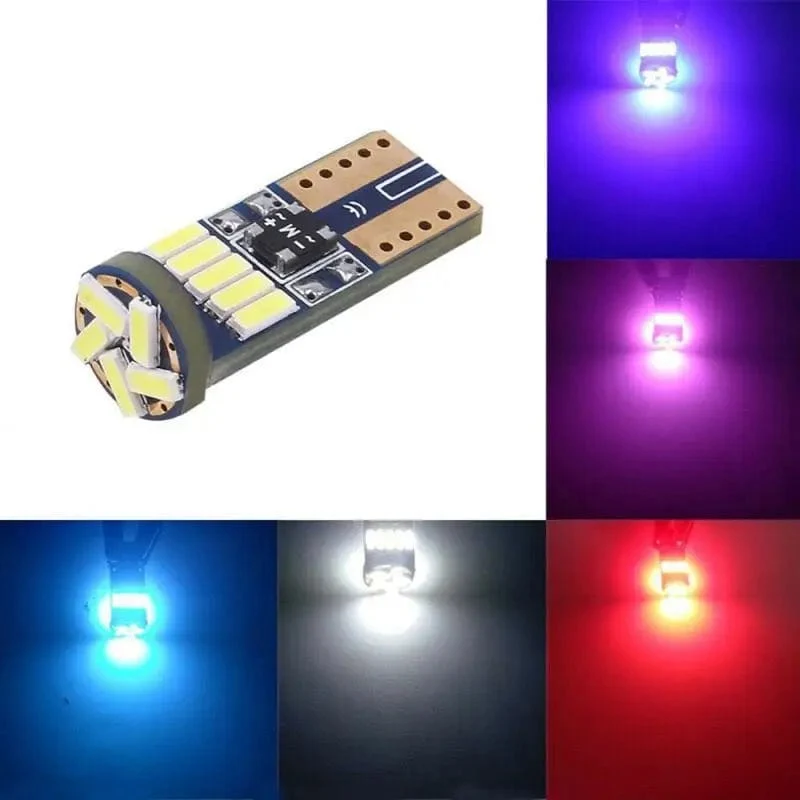 2/10PCS Led W5W T10 Auto Led Signal Lampe 501 194 Lampen 4014SMD Umrissleuchten Leseleuchten Innen lichter 6000K 12V