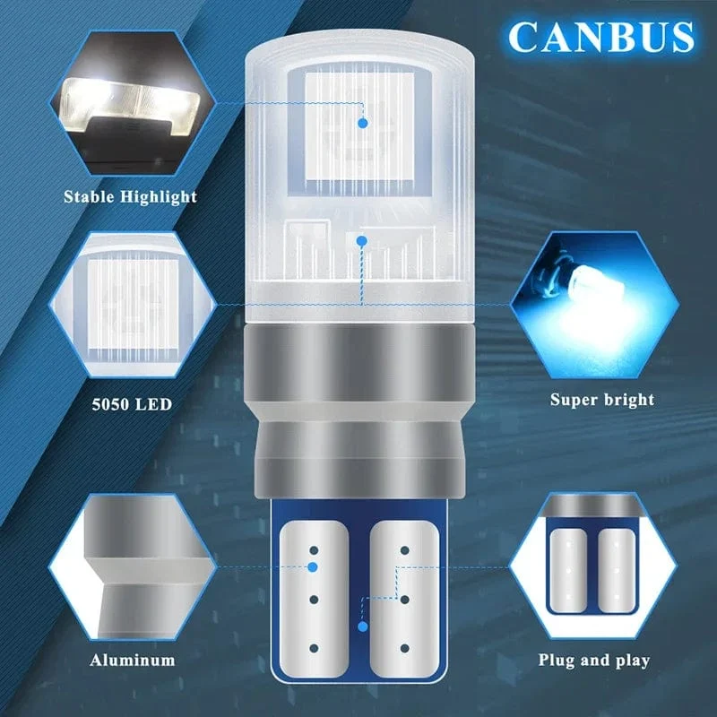 2 Teile/satz RGB LED T10 W5W Lampen Mit Fernbedienung W5W Led 194 168 Auto Lesen Dome Licht Auto Keil Lampe kennzeichen Lichter