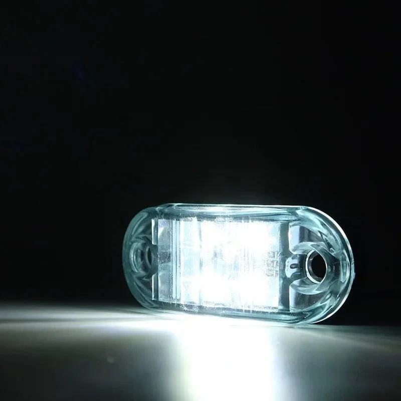 20/10 STÜCKE 4 LED 12 V-24 V Seitenmarkierungsleuchten Oval Vorne Hinten Umrissleuchte LKW Zubehör für Anhänger BUS Van Caravan