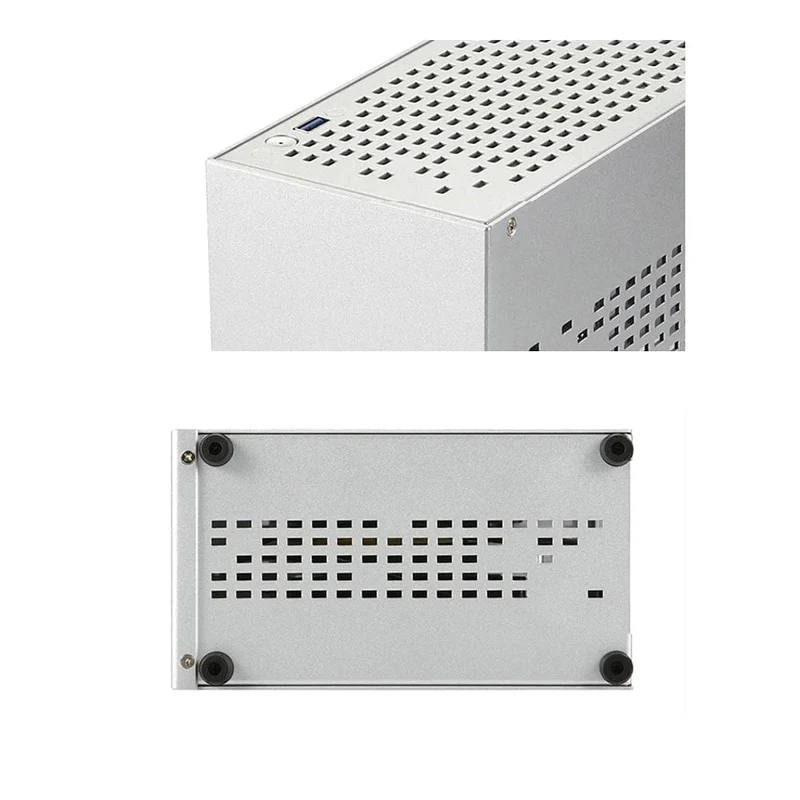 Vollaluminium 2.0mm HTPC Mini ITX A4 Chassis Spiel Computer Unterstützung Grafikkarte RTX2070 I5 Diskrete Display Fall K39 A07 A39