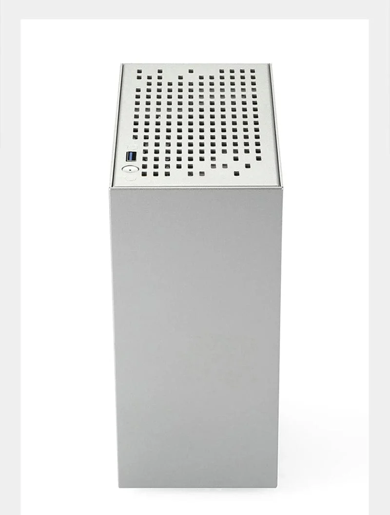 Vollaluminium 2.0mm HTPC Mini ITX A4 Chassis Spiel Computer Unterstützung Grafikkarte RTX2070 I5 Diskrete Display Fall K39 A07 A39