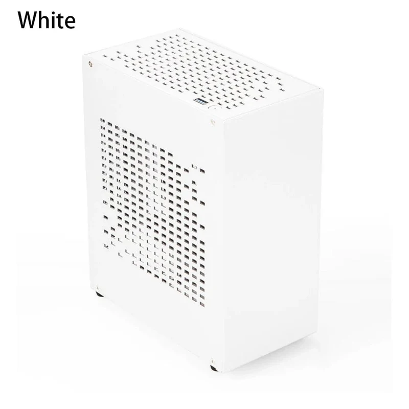 Vollaluminium 2.0mm HTPC Mini ITX A4 Chassis Spiel Computer Unterstützung Grafikkarte RTX2070 I5 Diskrete Display Fall K39 A07 A39