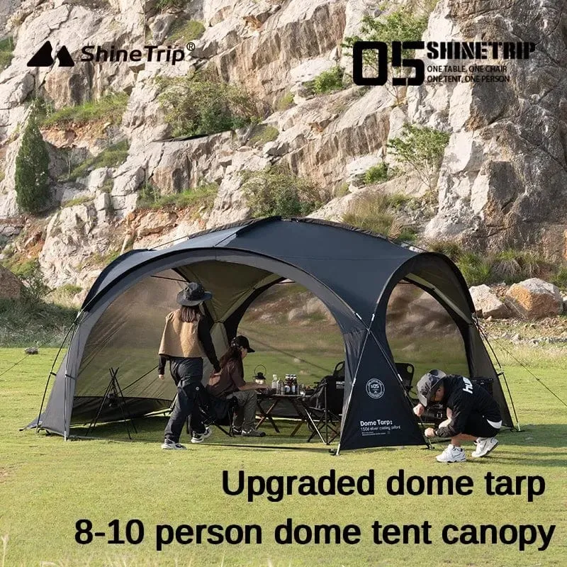 8–10 Personen Camping-Kuppelzelte, Outdoor-Kuppelplane oder Zubehör für den Garten, großes Vordach, Strandmarkise, wasserdichtes Zelt, Picknick-Pergola-Zelt