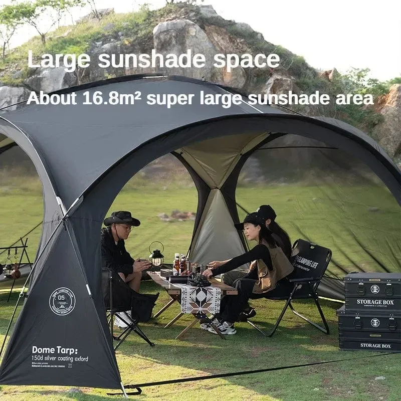 8–10 Personen Camping-Kuppelzelte, Outdoor-Kuppelplane oder Zubehör für den Garten, großes Vordach, Strandmarkise, wasserdichtes Zelt, Picknick-Pergola-Zelt