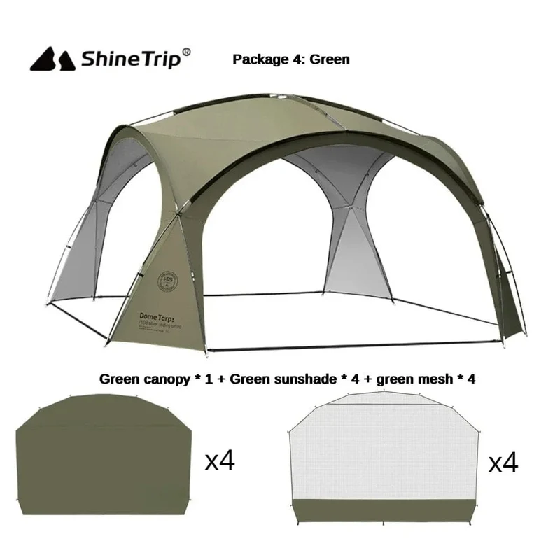 8–10 Personen Camping-Kuppelzelte, Outdoor-Kuppelplane oder Zubehör für den Garten, großes Vordach, Strandmarkise, wasserdichtes Zelt, Picknick-Pergola-Zelt