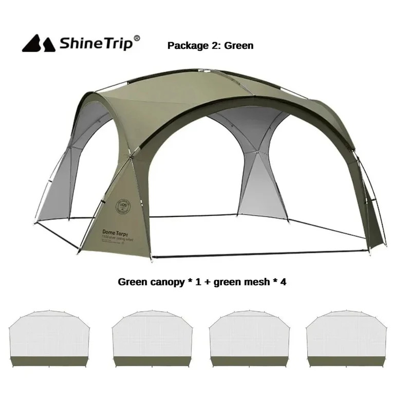 8–10 Personen Camping-Kuppelzelte, Outdoor-Kuppelplane oder Zubehör für den Garten, großes Vordach, Strandmarkise, wasserdichtes Zelt, Picknick-Pergola-Zelt