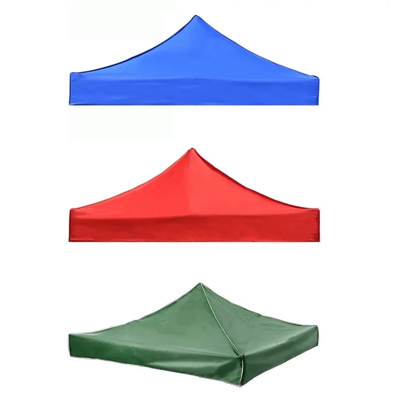 3x3m Zelt Baldachin Top Dach Ersatz Abdeckung Outdoor Camping Wasserdicht Sonnenschutz Sonnenschirm Garten Strand UV Sonnenschutz