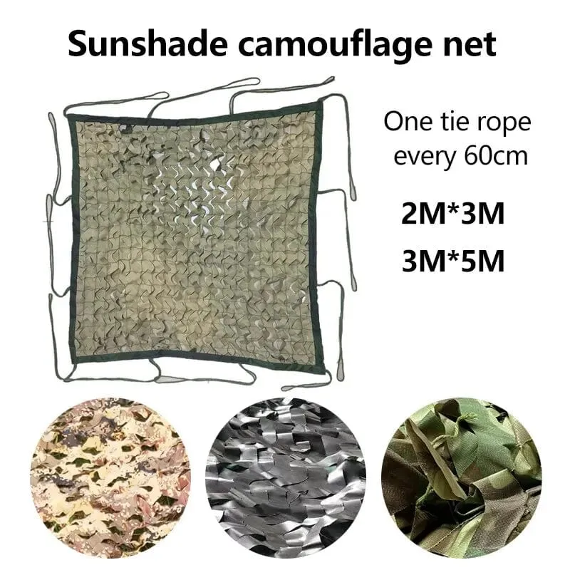 Tarnnetze Militär Armee Ausbildung Zelt Schatten Outdoor Camping Jagd Shelter Verstecken Netting Autoplanen Garten Bar Dekoration