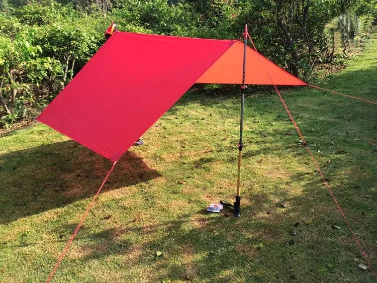 FLAME'S CREED 160 g ultraleichte Plane, leichte Sonnenschutz-Campingmatte, Zelt-Fußabdruck, 15D-Nylon-Silikon, Tenda Para Carro