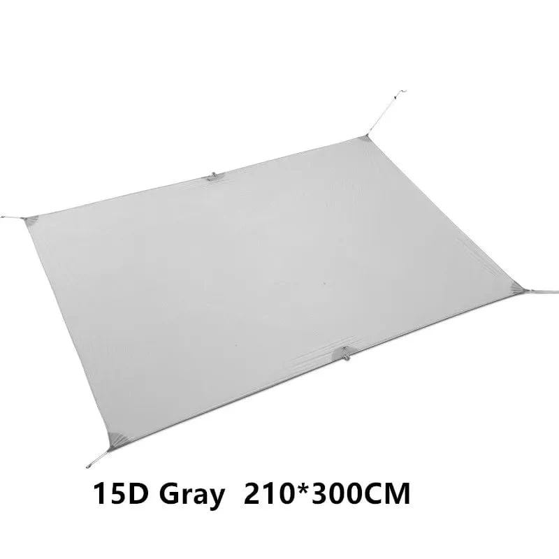 FLAME'S CREED 160 g ultraleichte Plane, leichte Sonnenschutz-Campingmatte, Zelt-Fußabdruck, 15D-Nylon-Silikon, Tenda Para Carro