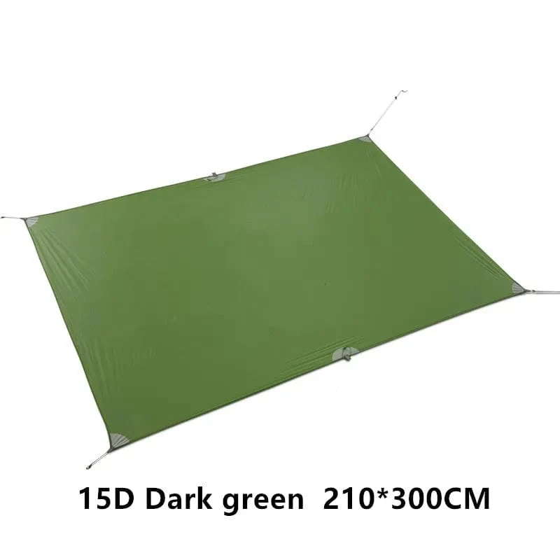 FLAME'S CREED 160 g ultraleichte Plane, leichte Sonnenschutz-Campingmatte, Zelt-Fußabdruck, 15D-Nylon-Silikon, Tenda Para Carro