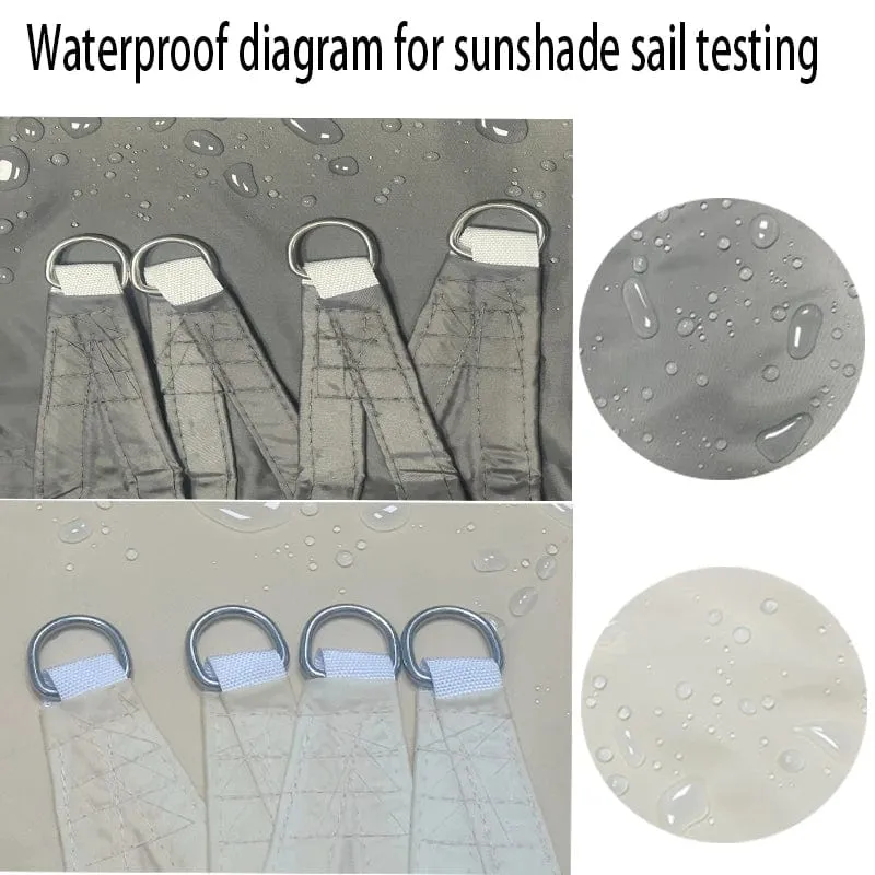 Außenmarkisen, wasserdichtes Sonnenschutzsegel, Gartenüberdachung für Terrasse, Auto, Segeltuchmarkise, rechteckiger Pool, Sonnenschutz, Sonnenschutzsegel