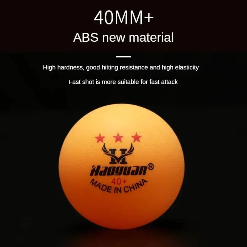 60 Stücke Professionelle 3 Sterne Tischtennisbälle D40 + mm 2.8g Neues Material ABS Kunststoff Ping Pong Ball Erwachsenentraining Für Wettbewerb