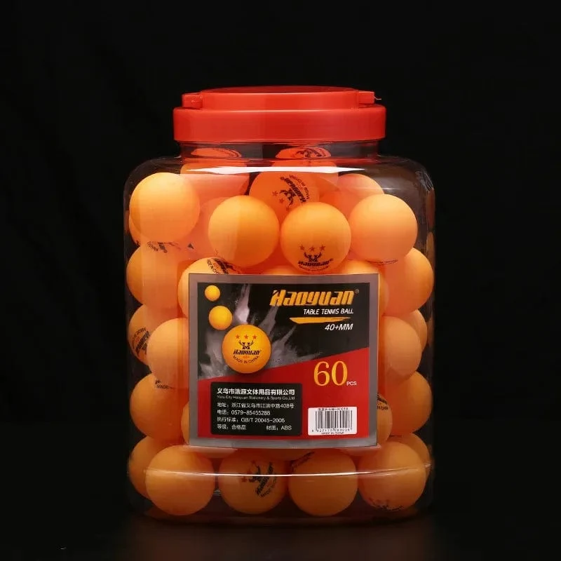 60 Stücke Professionelle 3 Sterne Tischtennisbälle D40 + mm 2.8g Neues Material ABS Kunststoff Ping Pong Ball Erwachsenentraining Für Wettbewerb
