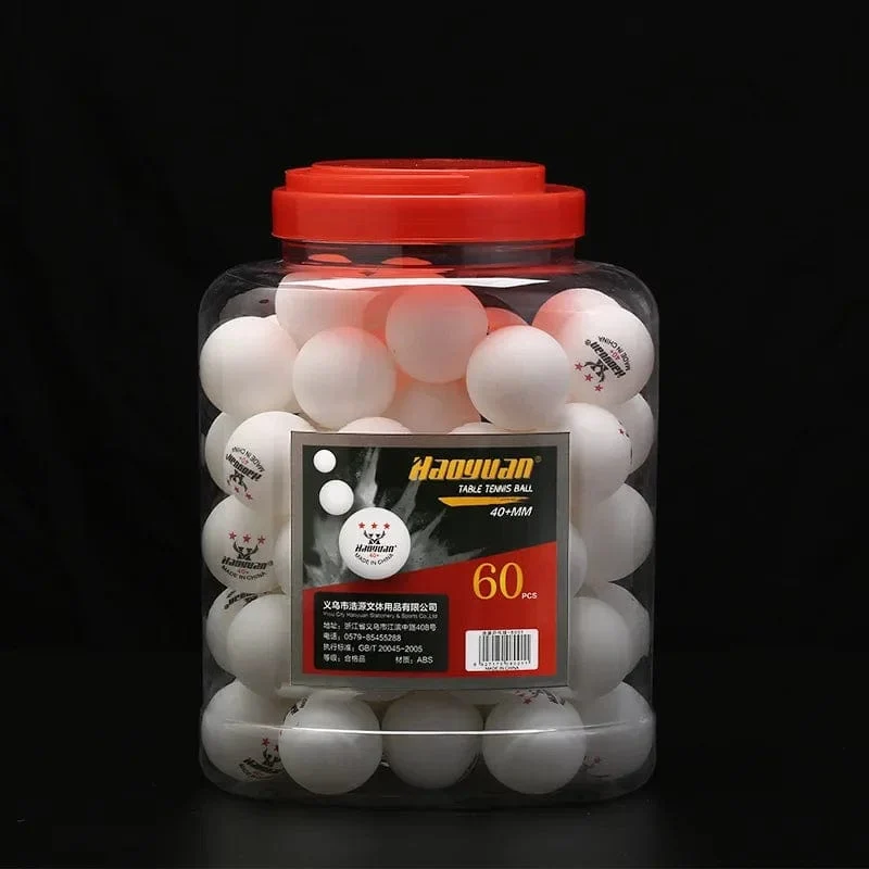 60 Stücke Professionelle 3 Sterne Tischtennisbälle D40 + mm 2.8g Neues Material ABS Kunststoff Ping Pong Ball Erwachsenentraining Für Wettbewerb