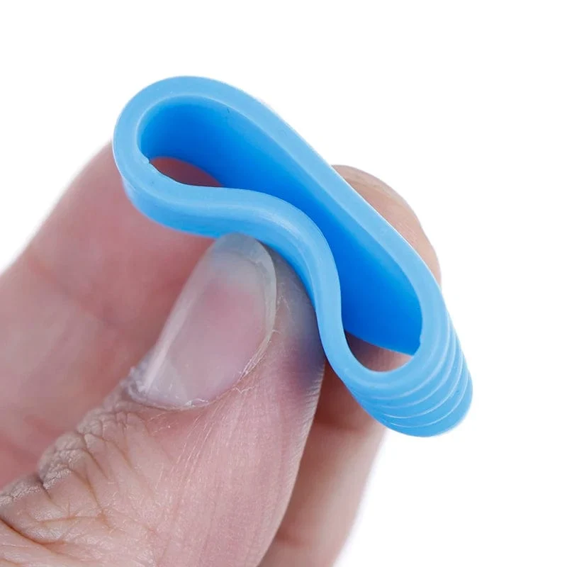 4 Stück Tennisschläger-Gummiringgriff, dehnbarer, dehnbarer Griff, stoßfester Absorber, Anti-Vibrations-Silikon-Sportzubehör