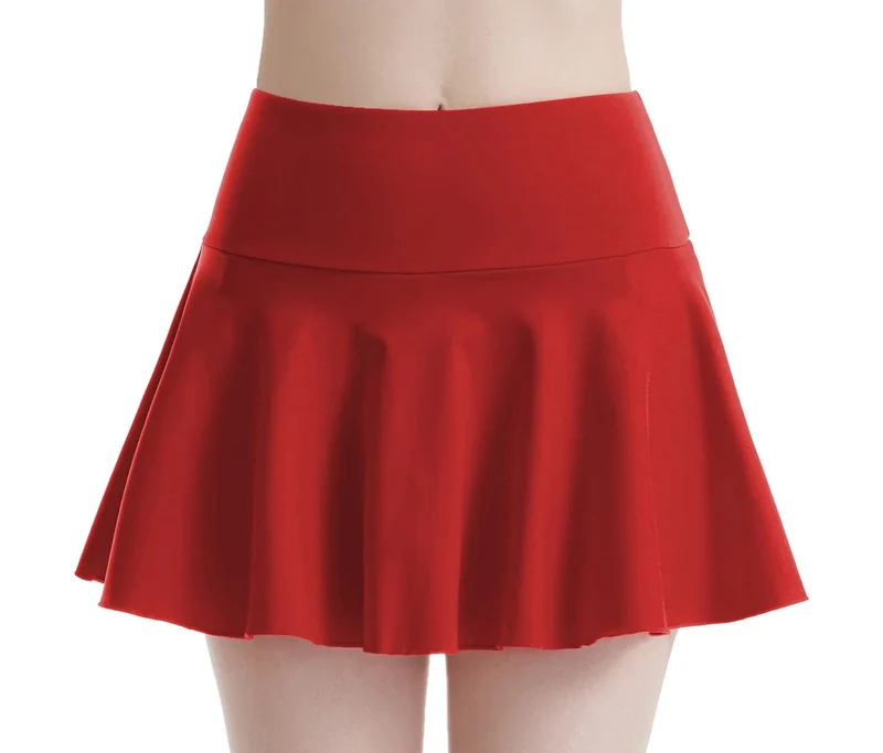 Frauen Tennis Culottes Hohe Taille Tasche Fitness Rock Training Athletisch Laufen Yoga Sport Shorts Futter Mädchen Anti-geleert
