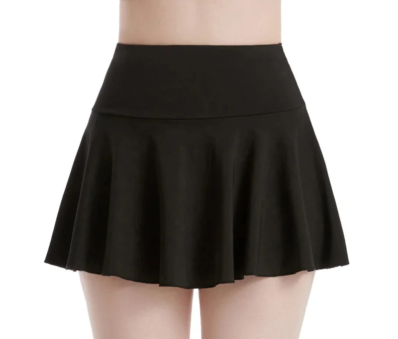 Frauen Tennis Culottes Hohe Taille Tasche Fitness Rock Training Athletisch Laufen Yoga Sport Shorts Futter Mädchen Anti-geleert