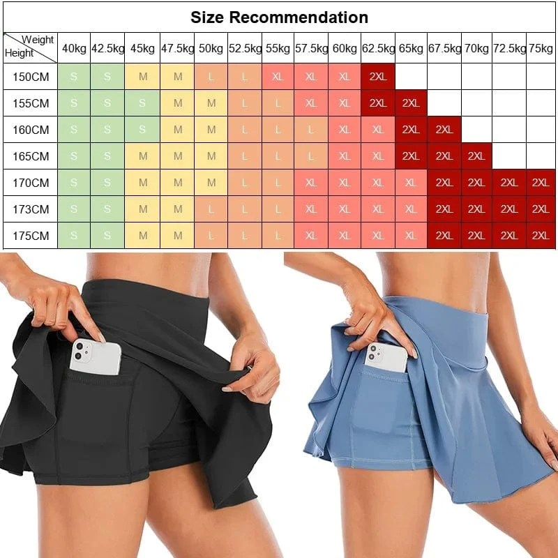 Cloud Hide Fitness Tennis Röcke Badminton Golf S-XXXL Rock Hohe Taille Shorts Frauen Athletisch Laufen Sport Mädchen Plissee Skorts