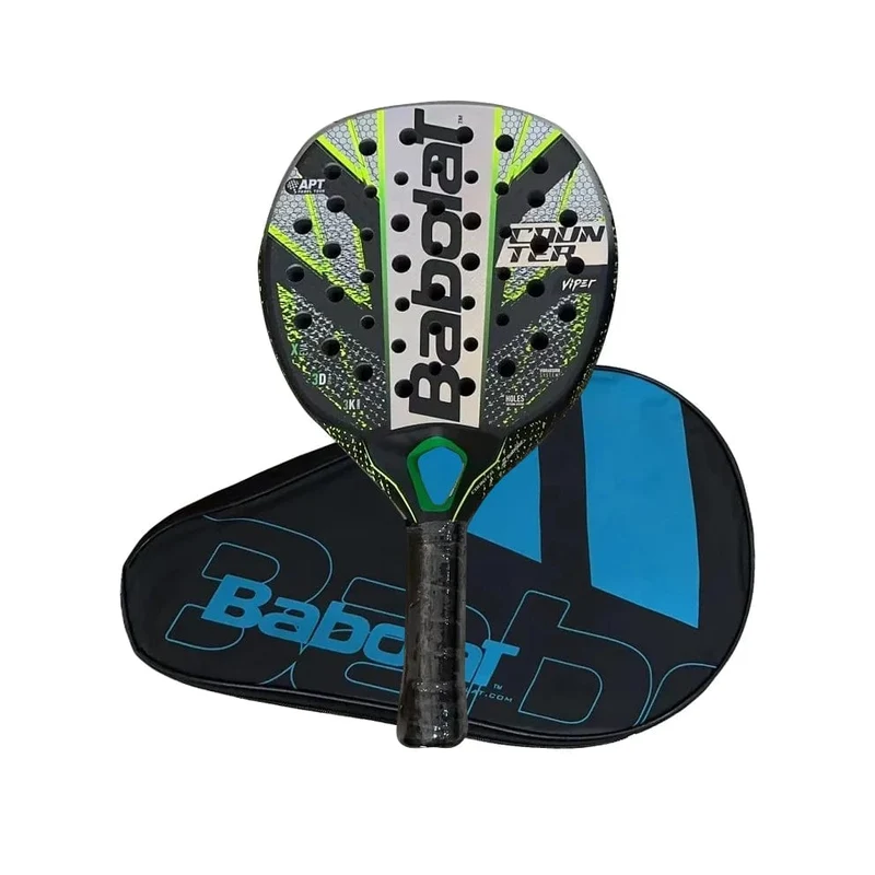 2024 neue Professionelle Padel Paddle Tennis Schläger Weiches Gesicht Carbon Faser Weiche EVA Gesicht Sport Schläger Im Freien Ausrüstung
