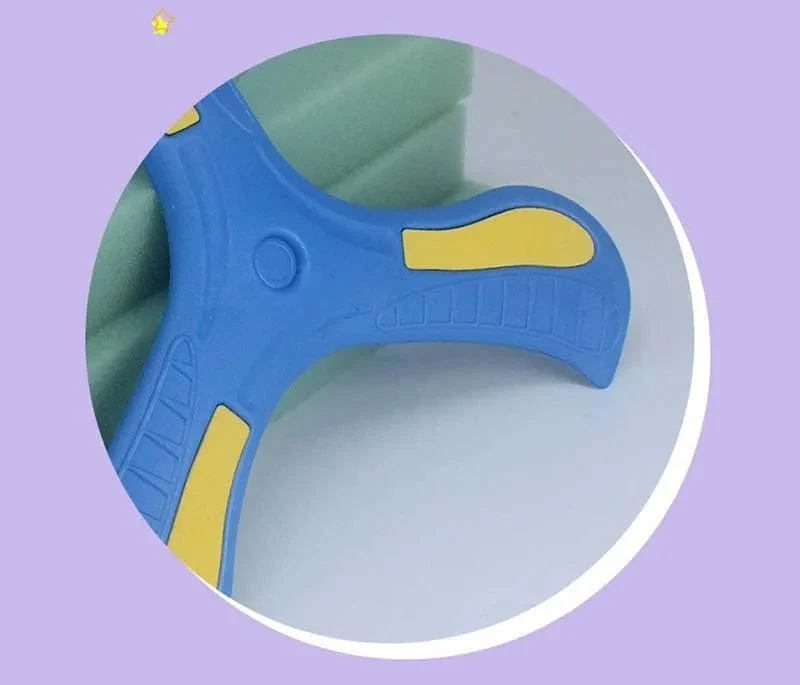 Kinder Boomerang Soft Dreiblättriges Kreuz Erwachsene-Kinder Interaktives Outdoor-Spielzeug Früherziehung Puzzle Dekompressionsgeschenk