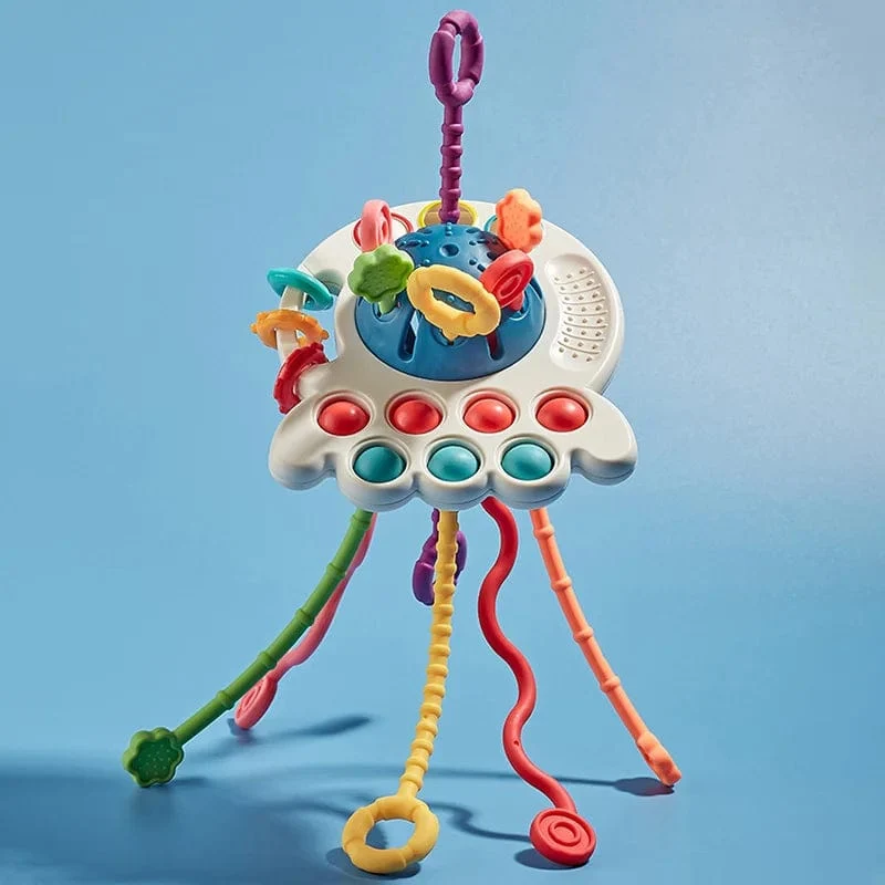 Montessori Sensorische Entwicklung Baby Spielzeug Ziehen String Finger Greifen Training Frühen Lernen Bildung Spielzeug Zahnen BPA FREI 1-3Y