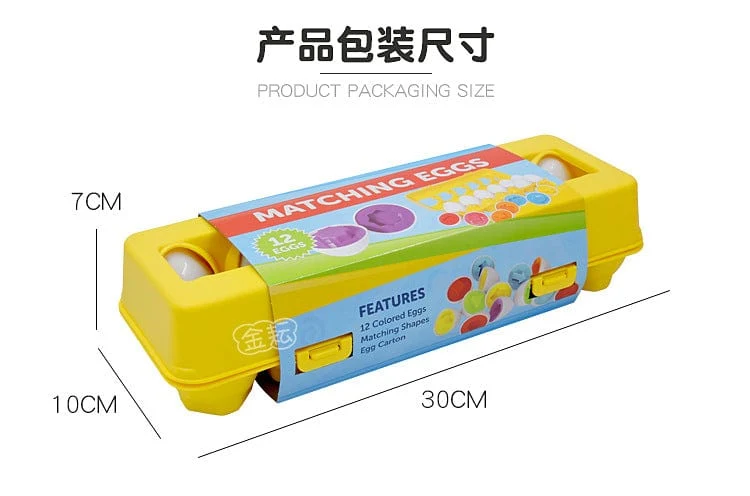 6/12 PCS Montessori Smart Eier in Tasse Bildung Frühes Lernen Geometrische Form Mathematik Alphabet Puzzle Sorter Spiel Baby Spielzeug Kinder