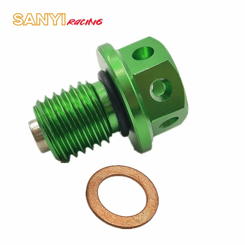 M12x1.5 Magnetische Motorölablassschraube und Unterlegscheibe für Honda CRF XR Z50 CR80 50cc 90/110/125/140/150CC Pit Dirt Bike
