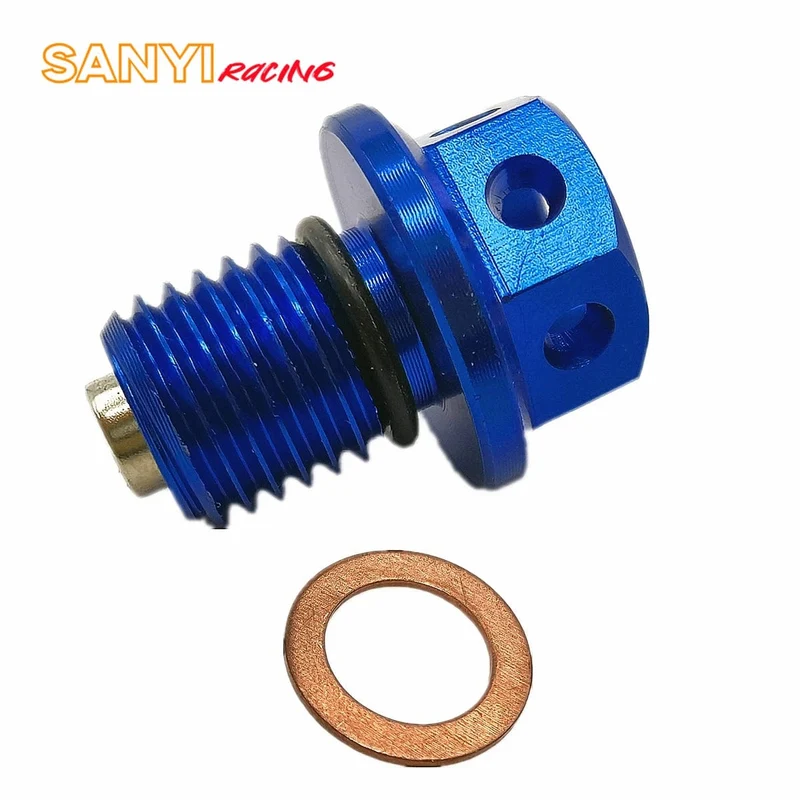 M12x1.5 Magnetische Motorölablassschraube und Unterlegscheibe für Honda CRF XR Z50 CR80 50cc 90/110/125/140/150CC Pit Dirt Bike