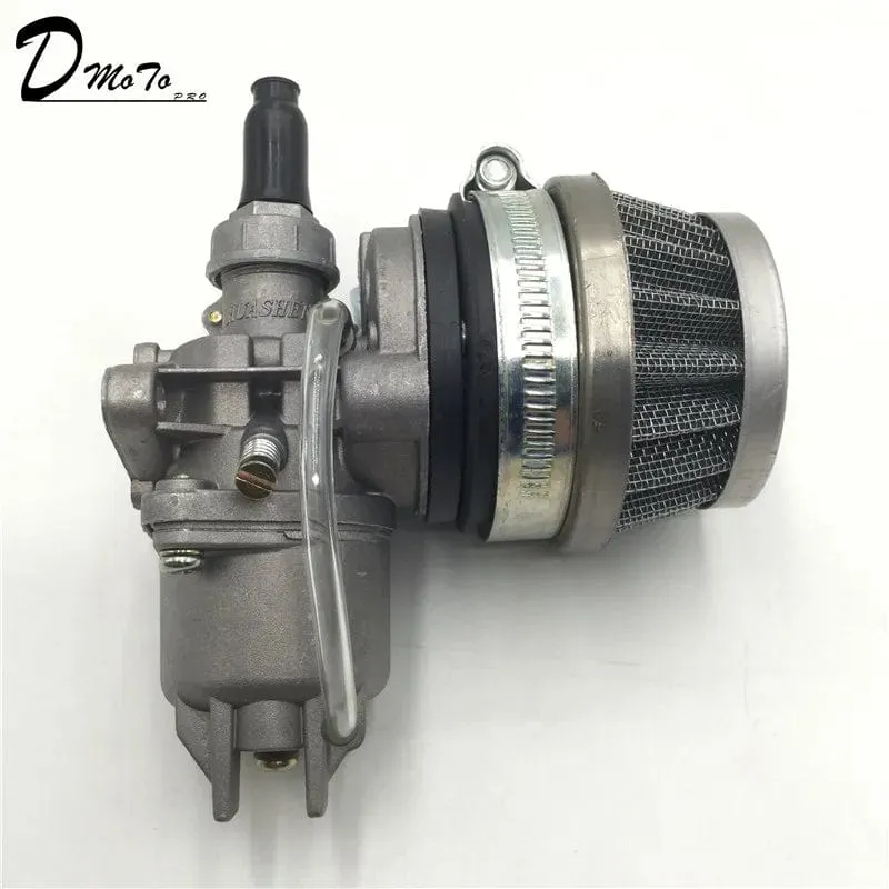 Pocket Bike 47cc 49cc Motor Vergaser Vergaser mit Pod Luftfilter 2 Takt für Mini Quad ATV Dirt Bike MiniMoto Go Kart Buggy