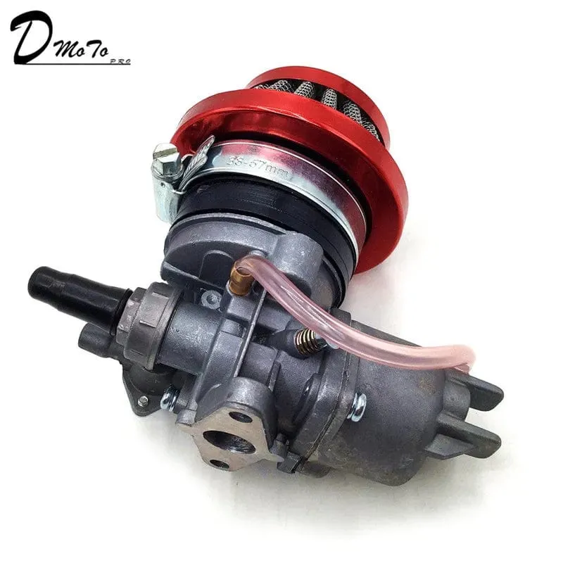 Pocket Bike 47cc 49cc Motor Vergaser Vergaser mit Pod Luftfilter 2 Takt für Mini Quad ATV Dirt Bike MiniMoto Go Kart Buggy