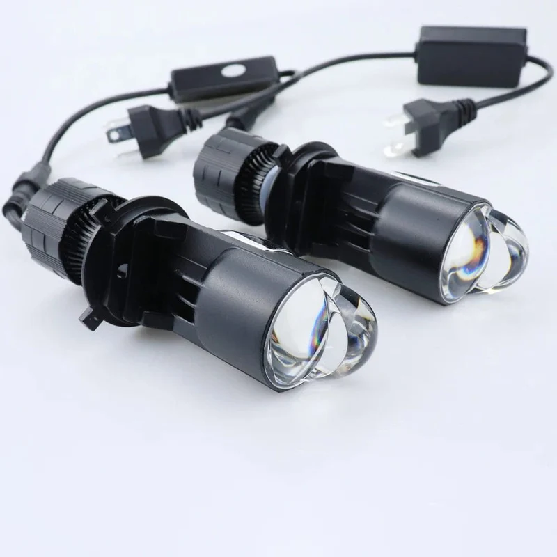160W 28000LM Auto Lampe Mini Objektiv LED H4 9003 HIB2 Lampen Scheinwerfer Auto Motorrad Dual Projektor Len LED Automotive moto 12V 24V